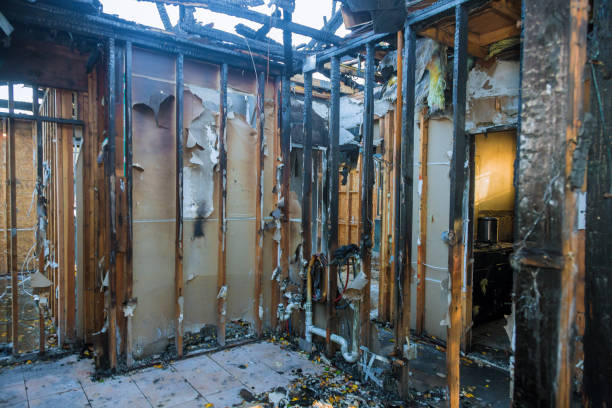 Professional Soot Cleanup technician working in Waupun, WI